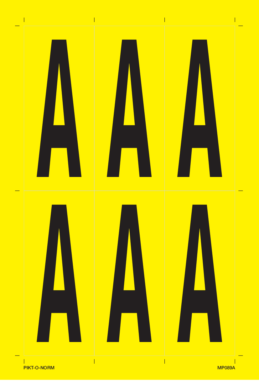 LETTRE A SUR FEUILLE