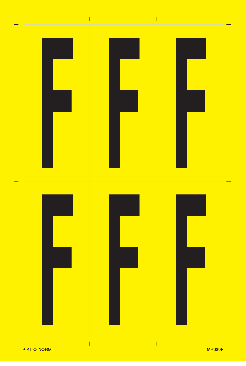 LETTRE F SUR FEUILLE