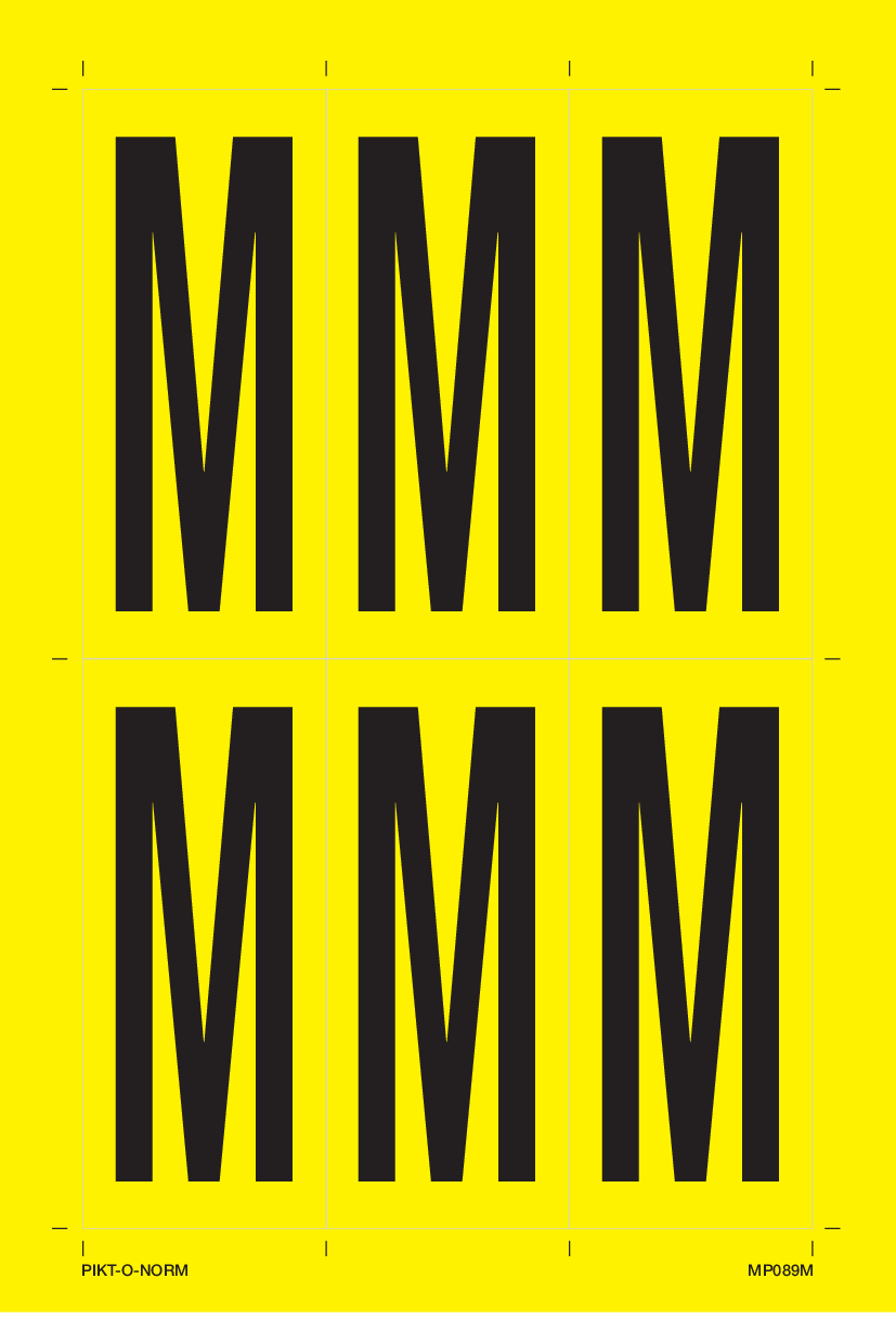 LETTRE M SUR FEUILLE