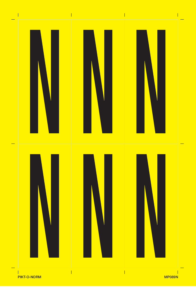 LETTRE N SUR FEUILLE