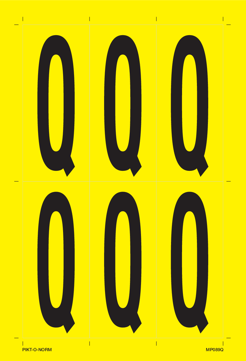 LETTRE Q SUR FEUILLE