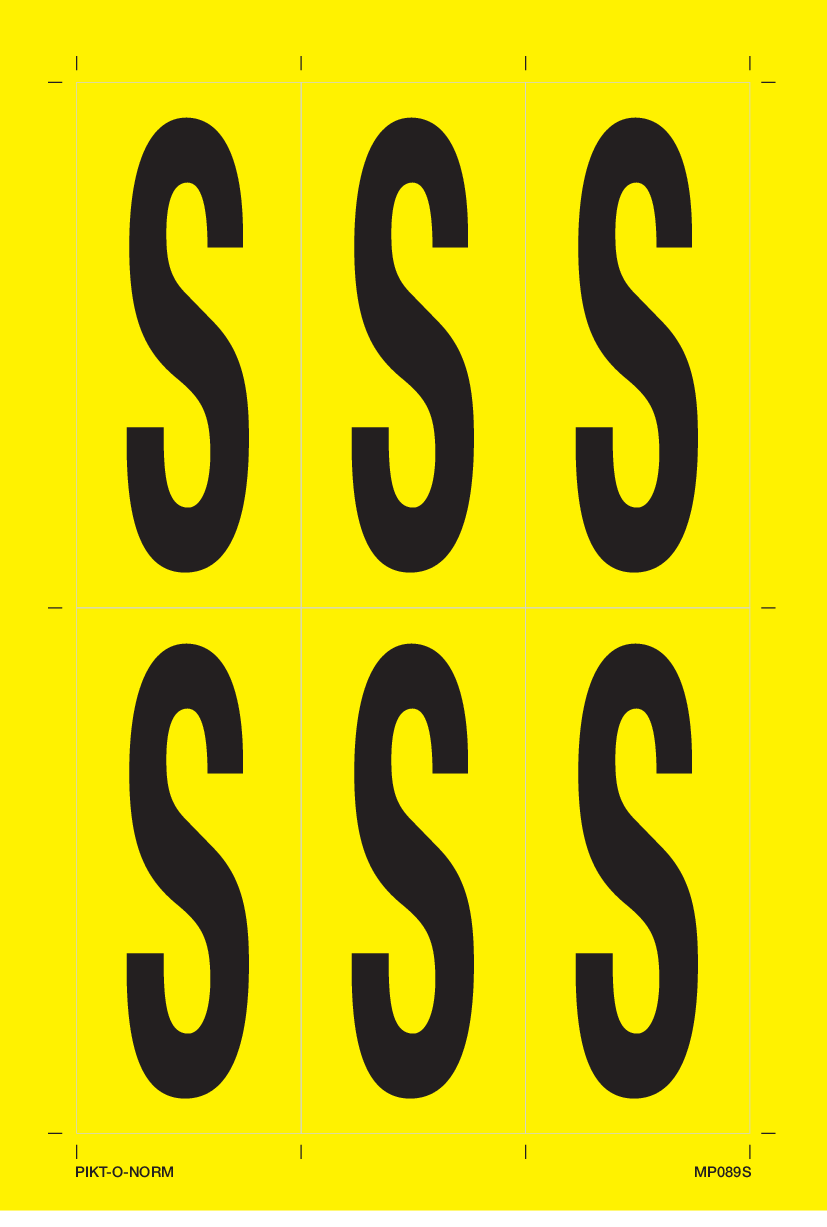 LETTRE S SUR FEUILLE