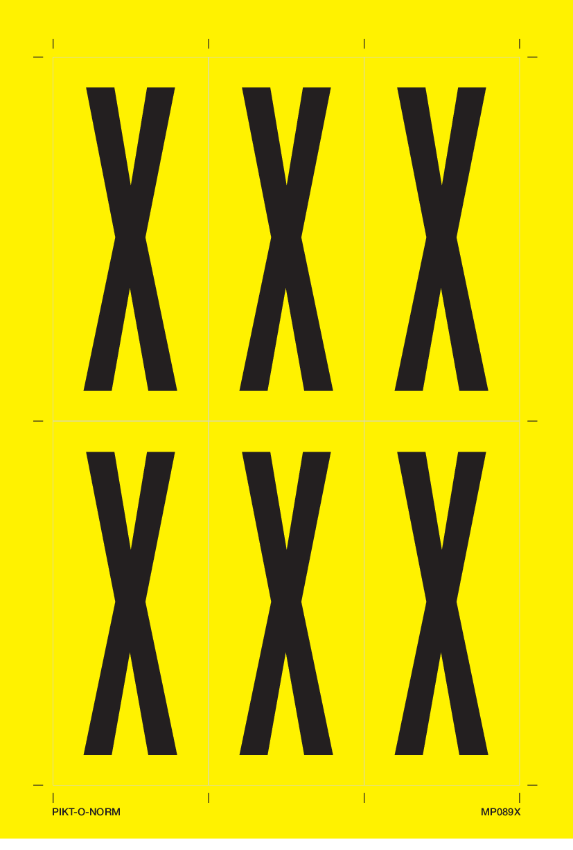 LETTRE X SUR FEUILLE