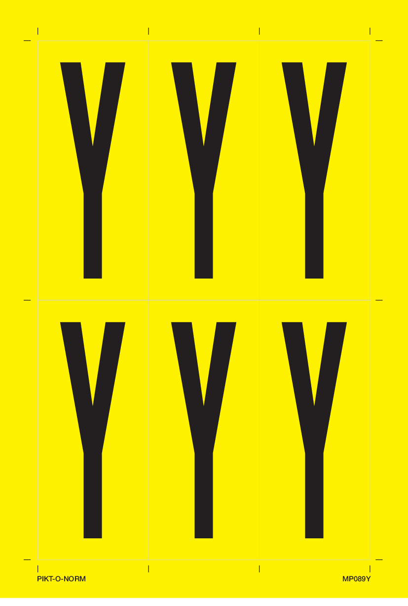 LETTRE Y SUR FEUILLE