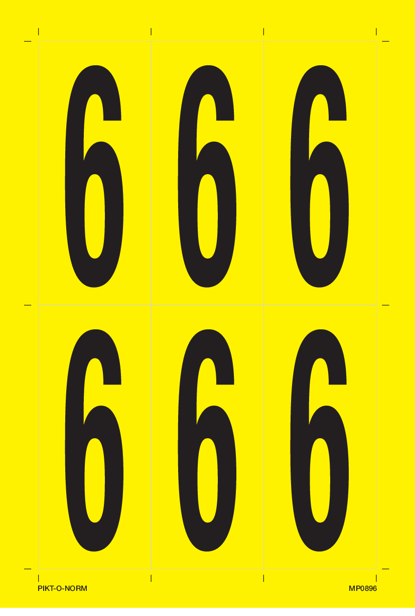 CHIFFRE6 SUR FEUILLE