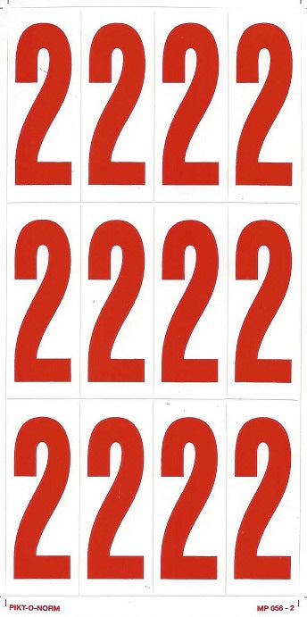 CHIFFRE 2 SUR FEUILLE