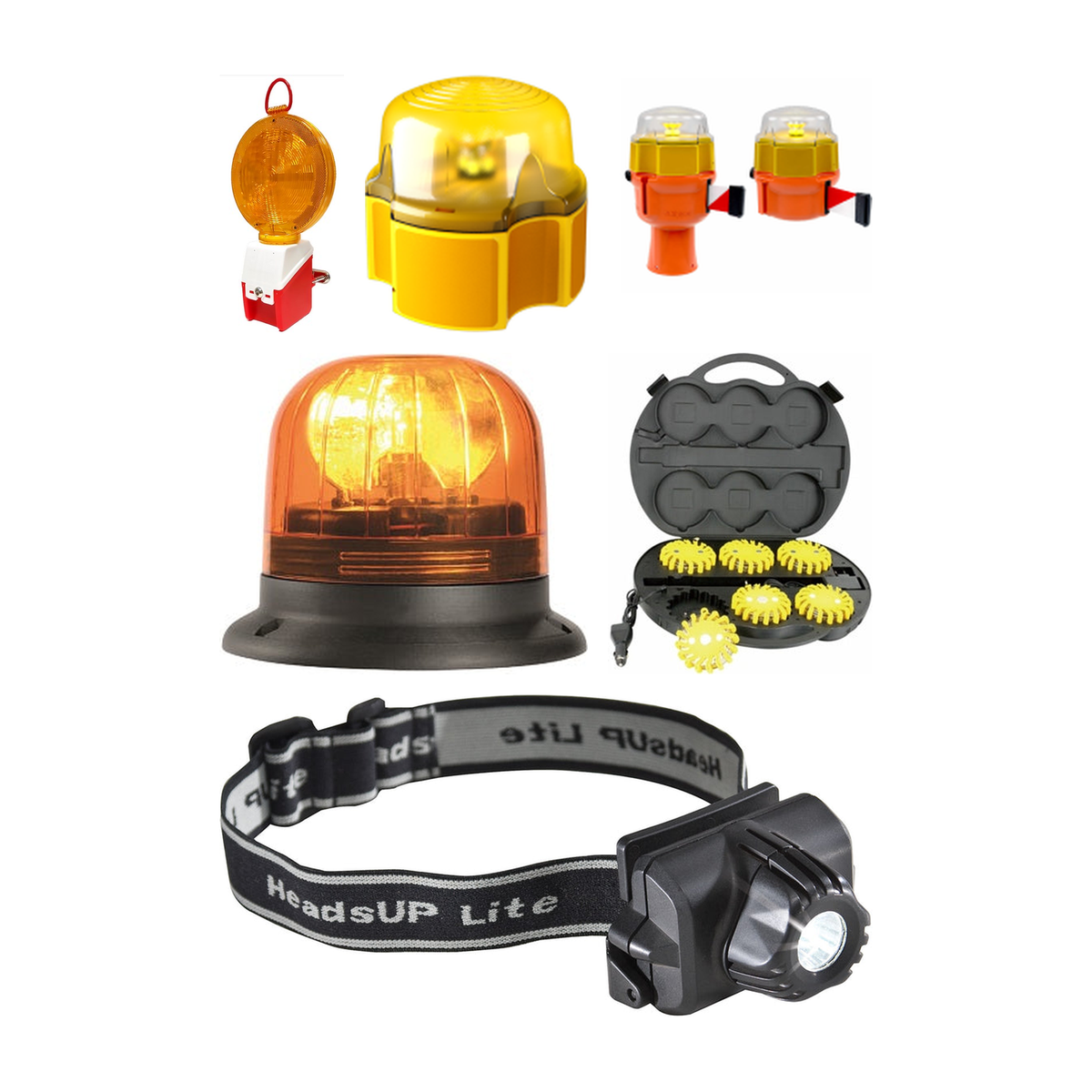 Lampen: maxi 9 flashing led met photocel, skipper led licht flashing-permanent, zwaailichten vast 12 & 24v, rotor lights, peli 2690z0 atex zone 0 ipx7