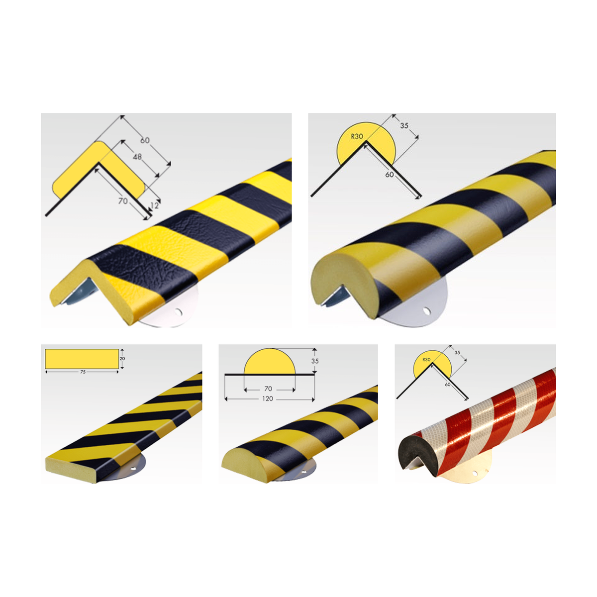 RVS-muurplaat: hoekbescherming type h+  rvs bevestiging, hoekbescherm.type a+ rvs bevestiging, oppervlaktebesch.type s  rvs bevestiging, oppervlaktenbescherm.type c rvs bevest, hoekbescherm.type a reflect.rvs bevestig