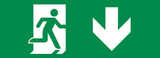 VLUCHTWEG RECHTS NAAR BENEDEN