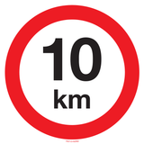 VITESSE LIMITÉE 10 KM