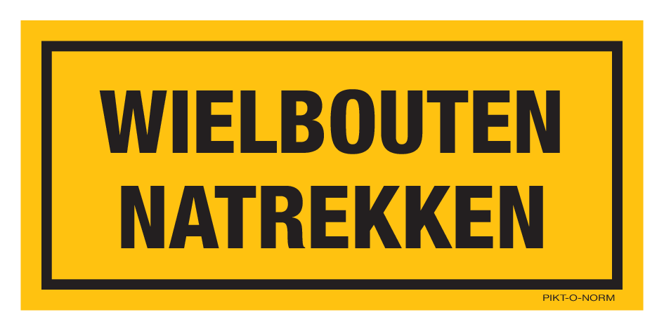 WIELBOUTEN NATREKKEN