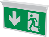 ISSUE DE SECOURS GAUCHE VERS LE BAS