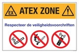 ATEX ZONE, RESPECTEER DE VEILIGHEIDS...