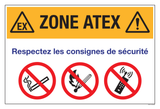 ZONE ATEX, RESPECTEZ LES CONSIGN