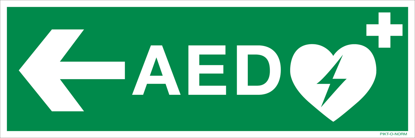 AED À GAUCHE