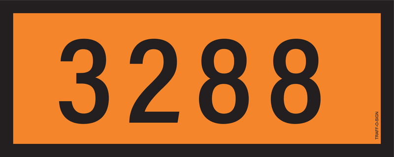 ADR BORD, UN NUMMERS VAN 3000 TOT 3999
