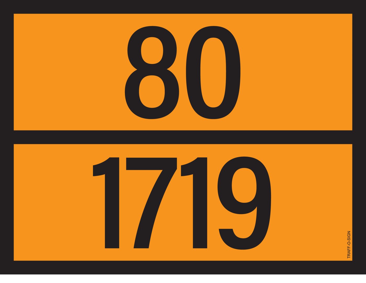 ADR BORD MET GEVARENCODE 80/1719