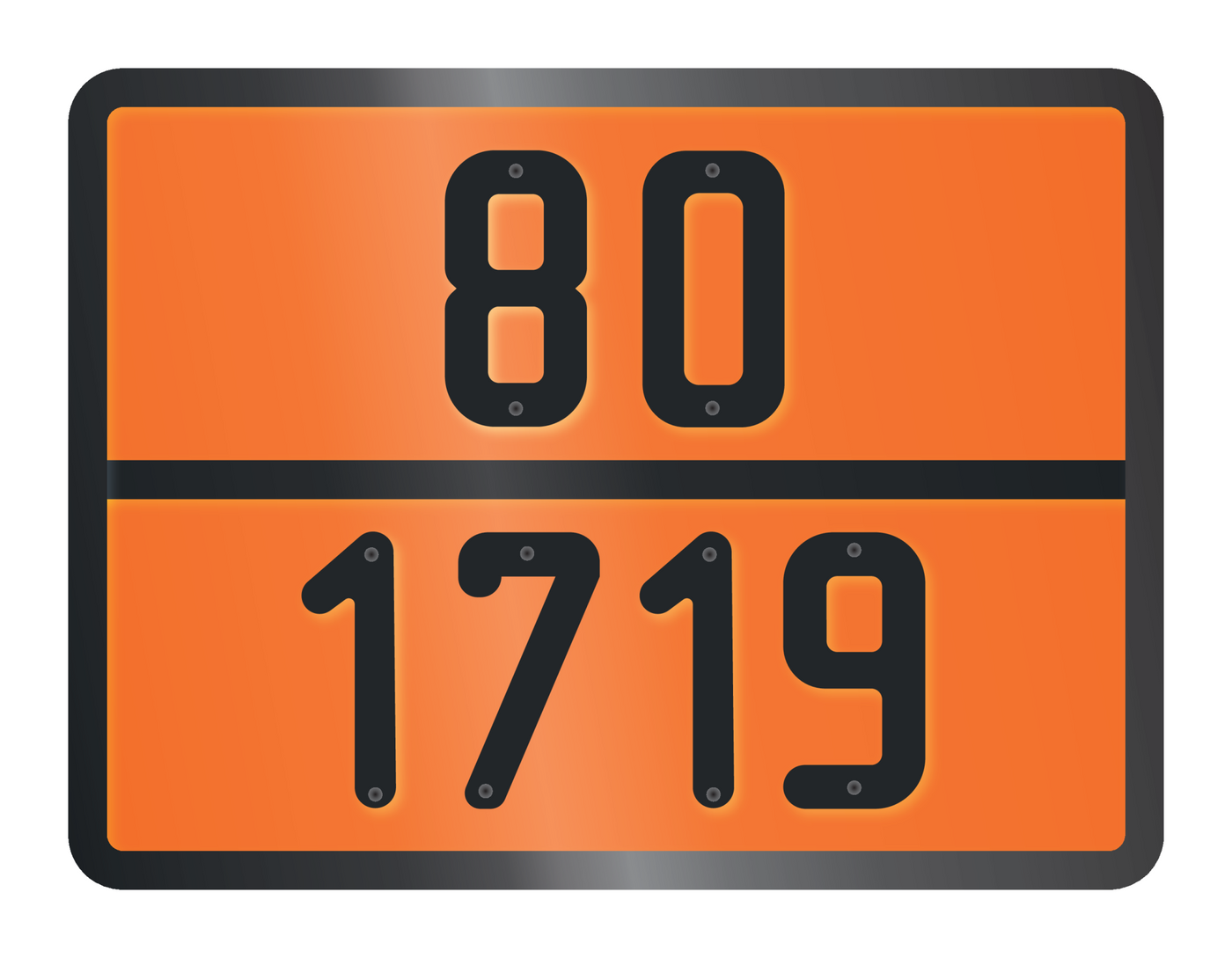 ADR BORD MET GEVARENCODE 80/1719