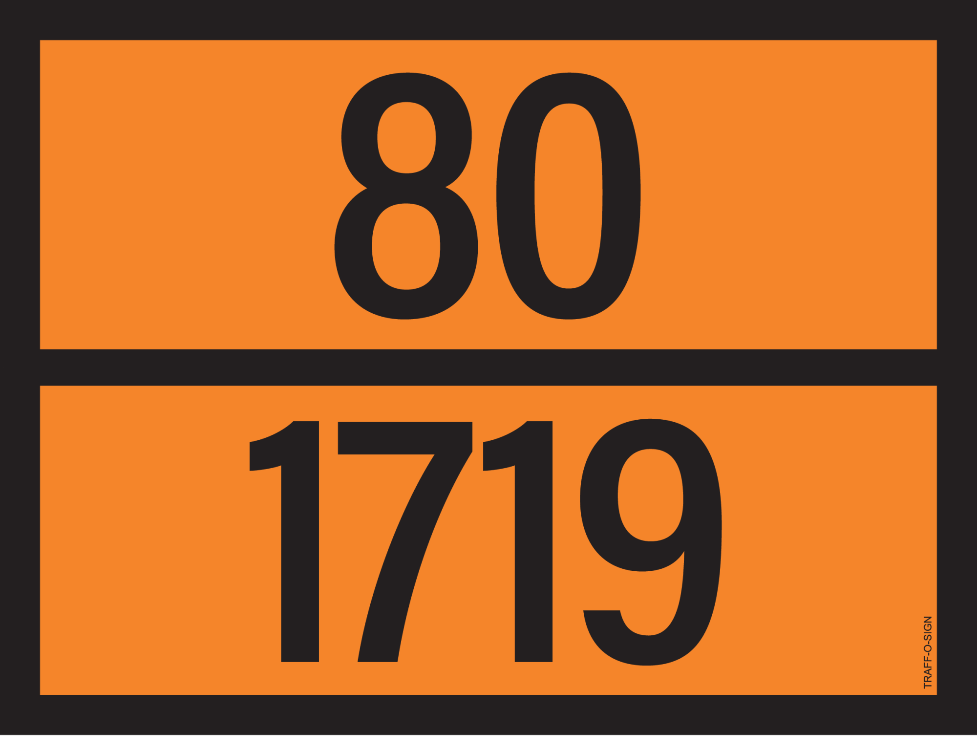 ADR BORD MET GEVARENCODE 80/1719