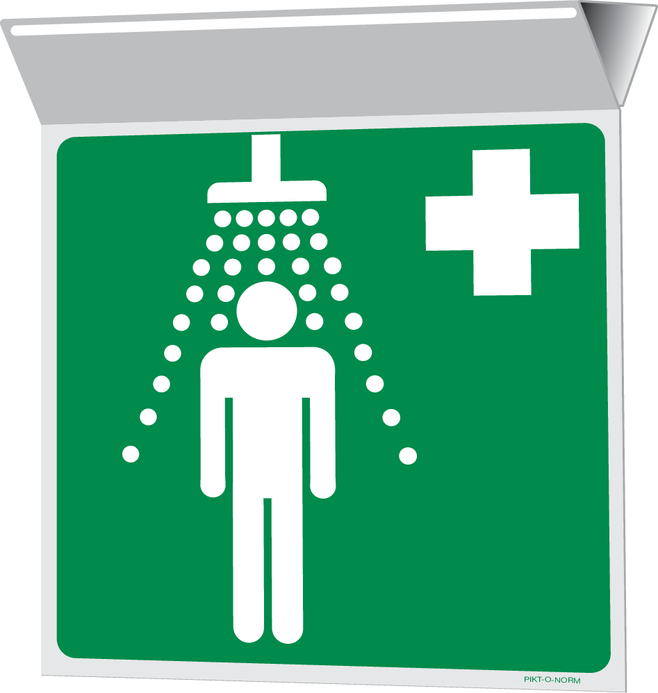 VEILIGHEIDSDOUCHE ISO7010-E012