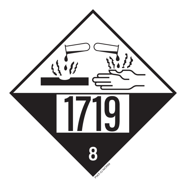 IMO 8.0. CORROSIF A UN 1719