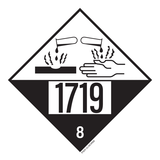 IMO 8.0. CORROSIF A UN 1719