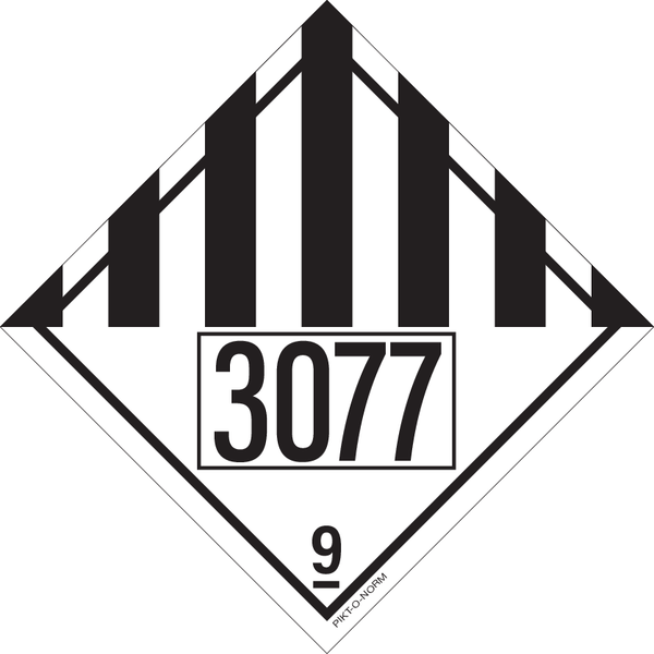 IMO 9.0 DIVERSE GEVAARL.STOFFEN UN 3077