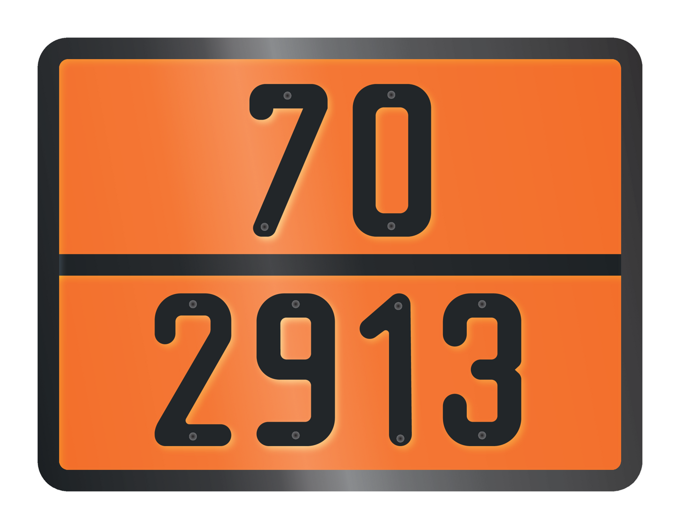 ADR BORD MET GEVARENCODE 70/2913