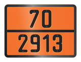 ADR BORD MET GEVARENCODE 70/2913