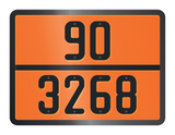 ADR BORD MET GEVARENCODE 90/3268