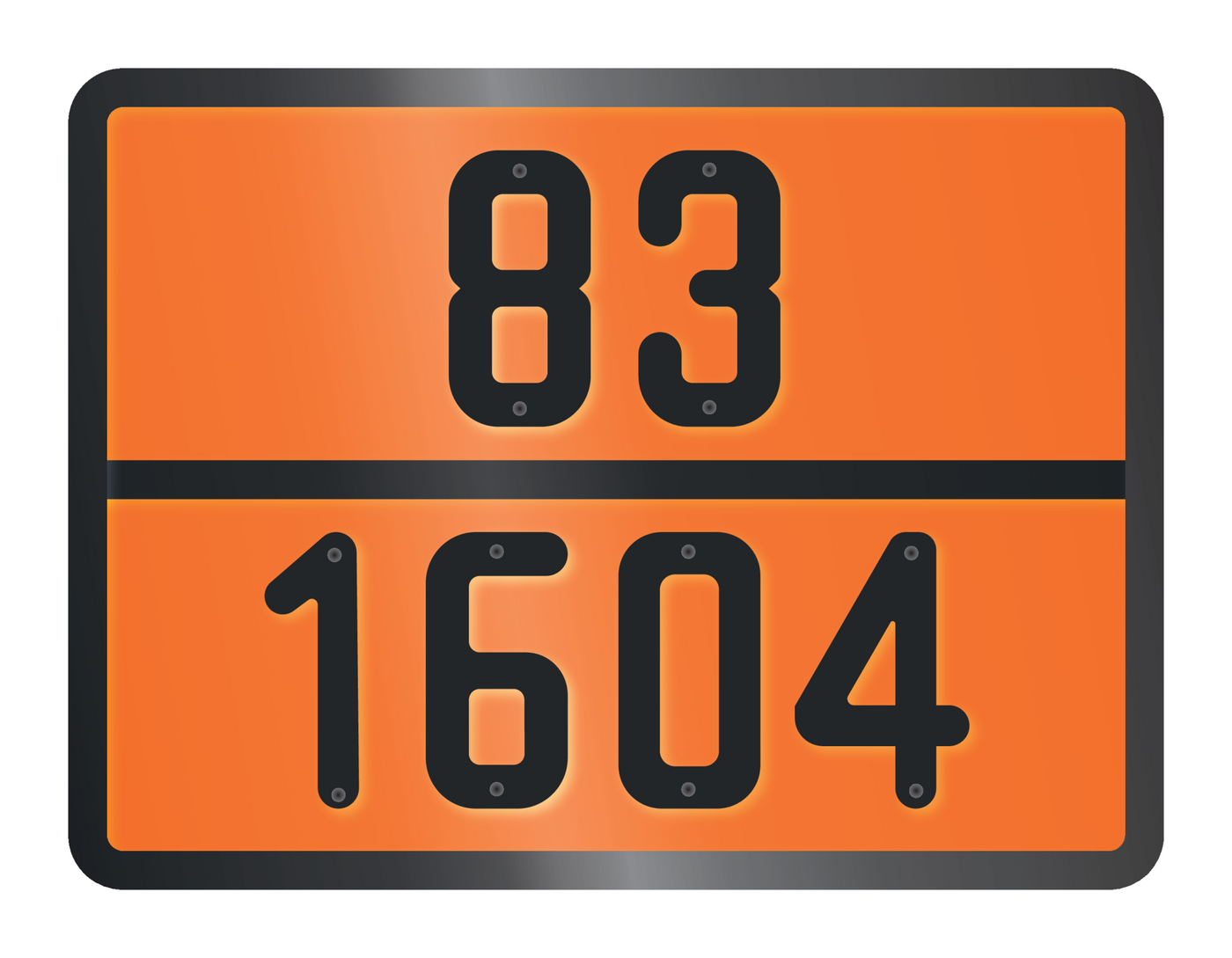 ADR BORD MET GEVARENCODE  83/1604