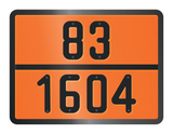 ADR BORD MET GEVARENCODE  83/1604