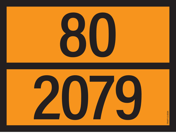 PANNEAU ADR AVEC CODE DE DANGER 80/2079