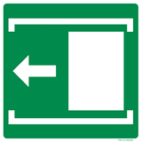 FAIRE COULLISER LA PORTE VERS LA GAUCHE