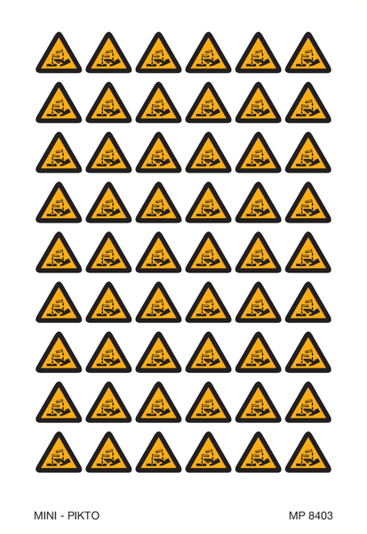 AVERTISSEMENT SUBSTANCES CORROSIVES