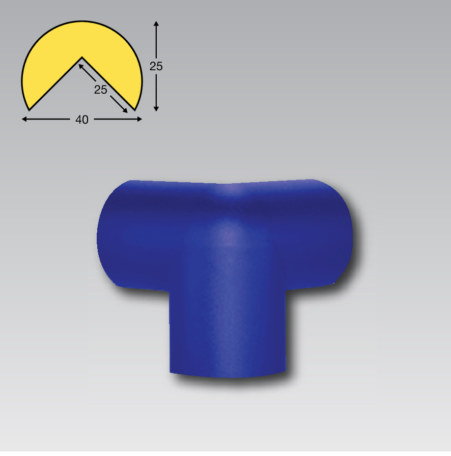 COIN DE PROTECTION TYPE A - 3 COTES
