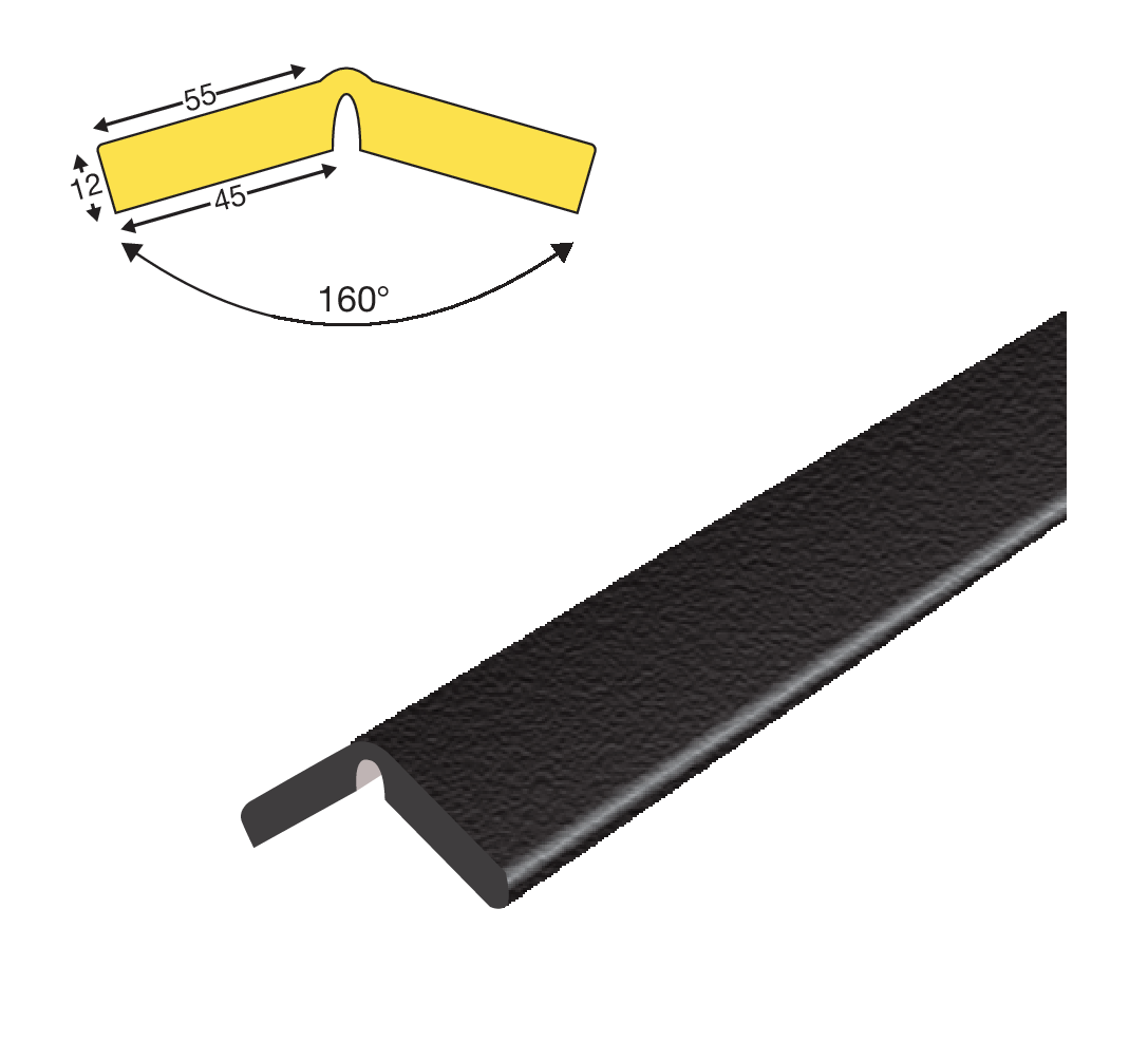 PROTECTION COIN DE 45°A 160° TYPE H