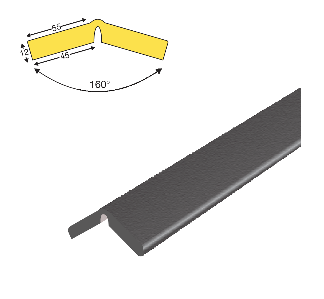 PROTECTION COIN DE 45°A 160° TYPE H
