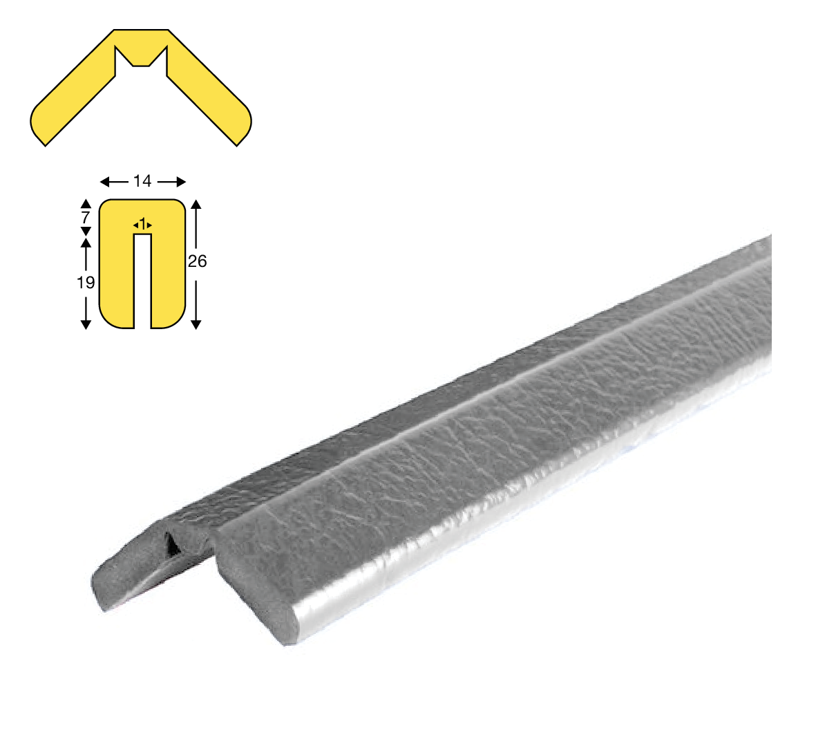 PROTECTIONS ARETES TYPE W  DE 0° A 160°