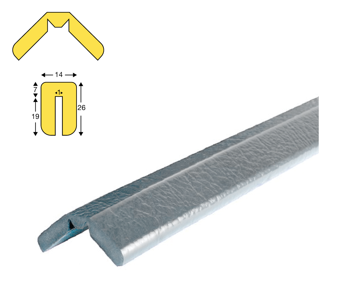PROTECTIONS ARETES TYPE W  DE 0° A 160°