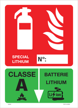 EXTINCTEUR BATTERIE LITHIUM ION