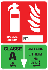 EXTINCTEUR BATTERIE LITHIUM ION