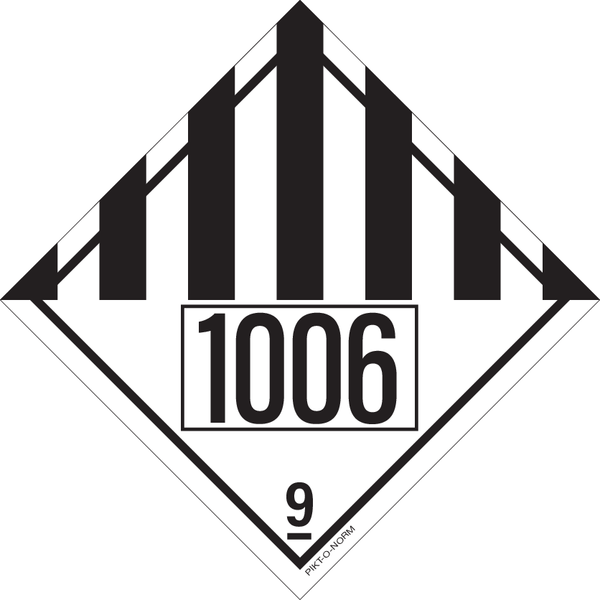 IMO 9.0. MAT.& OBJ.DANGEREUX.. A UN 1006
