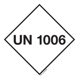 UN 1006. ADR CLASSE 2.2. ARGON