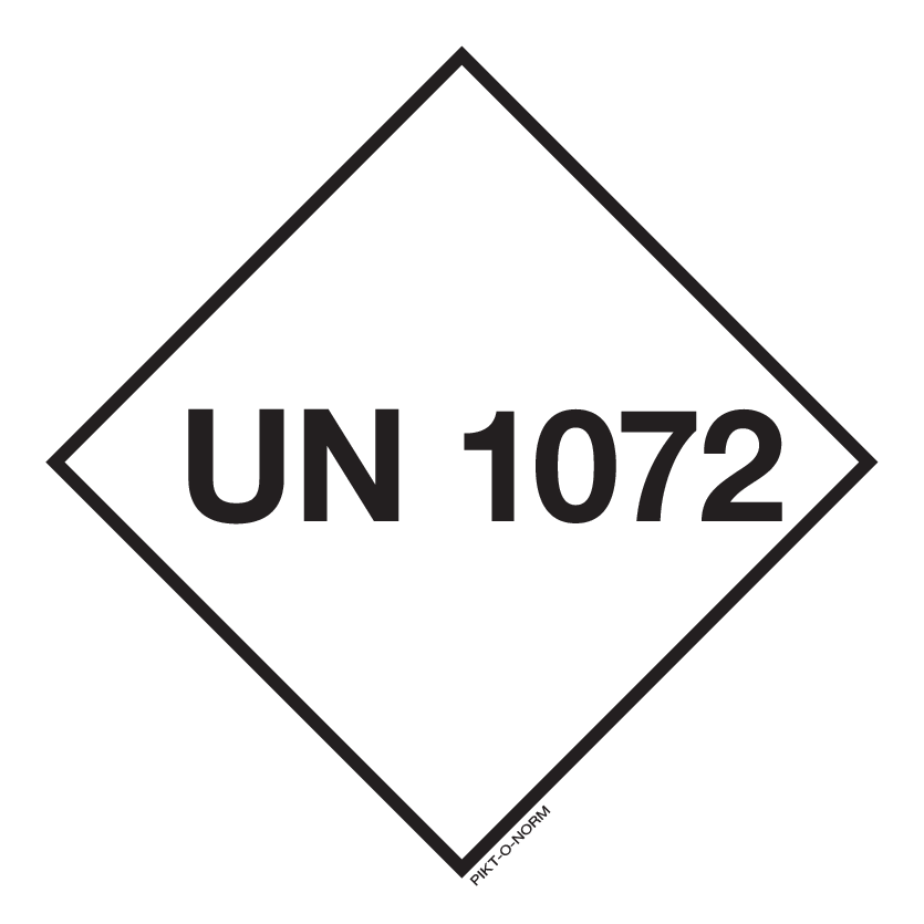 UN 1072 OXYGEN COMPRESSED