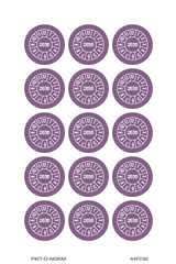 2030, PASTILLES CALENDRIER VIOLET