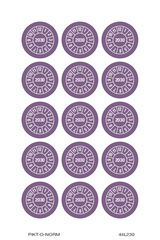 2030, PASTILLES CALENDRIER VIOLET
