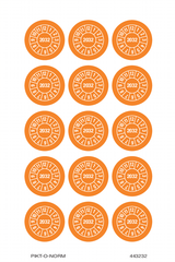 2032, PASTILLES CALENDRIER ORANGE