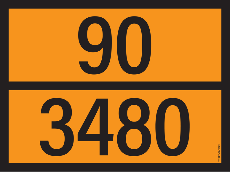 ADR BORD MET GEVARENCODE 90/3480