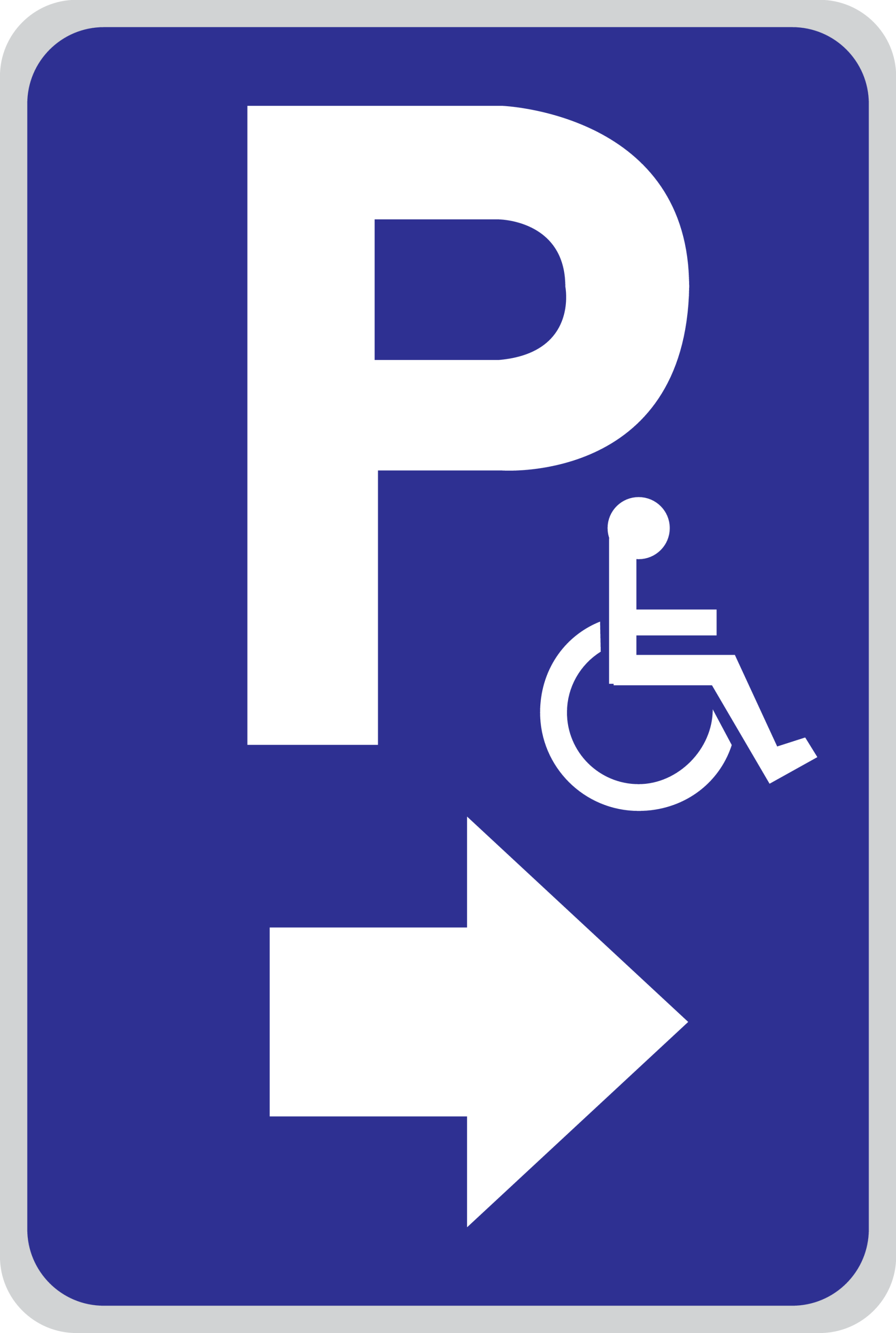 STATIONNEMENT HANDICAPÉES A DROITE